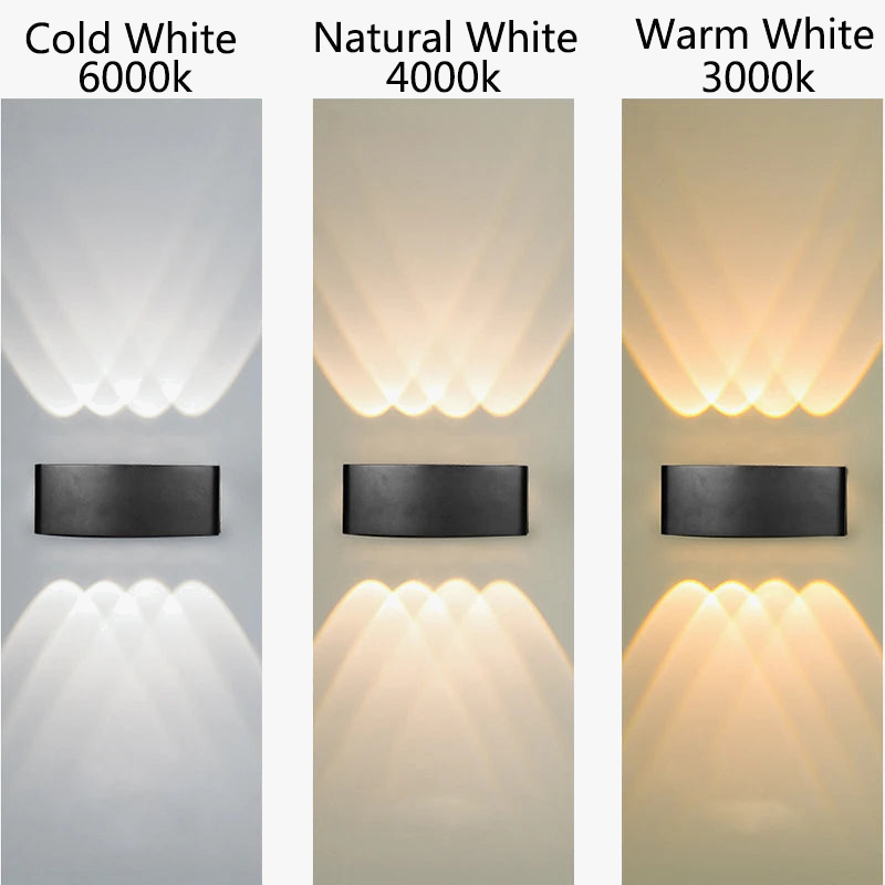 applique murale extérieure led luminaire étanche pour jardin décoratif