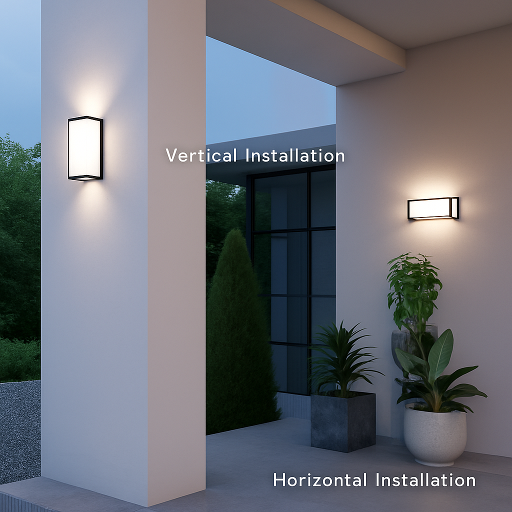 Applique murale extérieure Led moderne étanche IP65 balcon jardin clôture lumières porche extérieur lumière applique murale extérieure 110v 220v