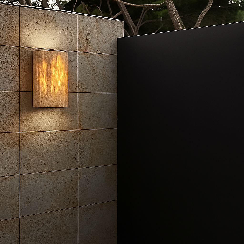 applique murale extérieure led étanche décorative pour jardin