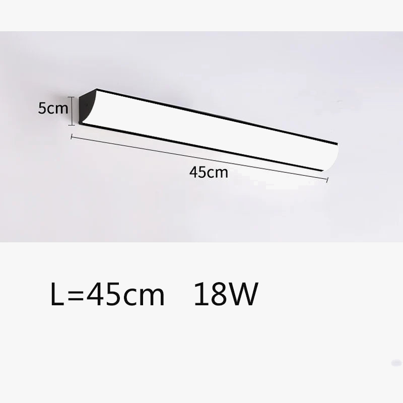 applique murale extérieure à led étanche effet lave-mur moderne