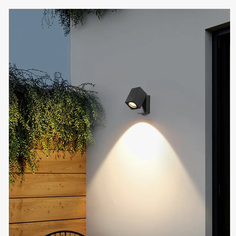 applique murale extérieure led étanche et lumineuse pour balcons et allées