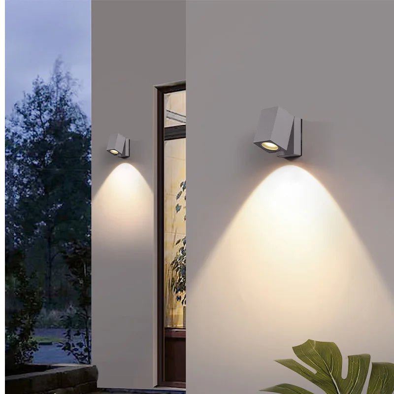 applique murale extérieure led étanche et lumineuse pour balcons et allées