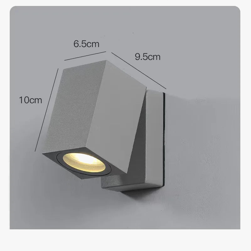 applique murale extérieure led étanche et lumineuse pour balcons et allées