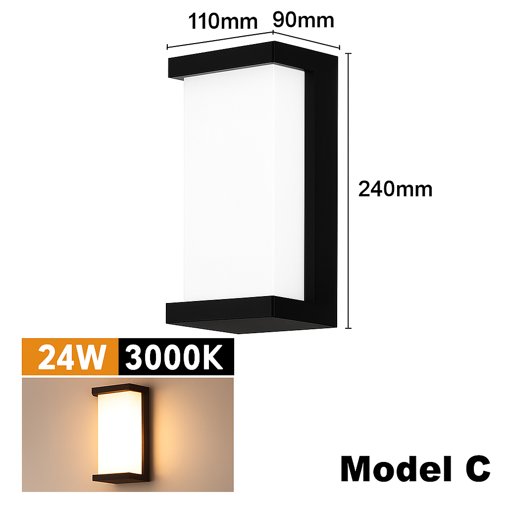 applique murale extérieure led étanche pour éclairage extérieur