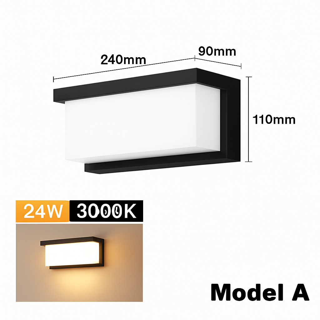 applique murale extérieure led étanche pour éclairage extérieur