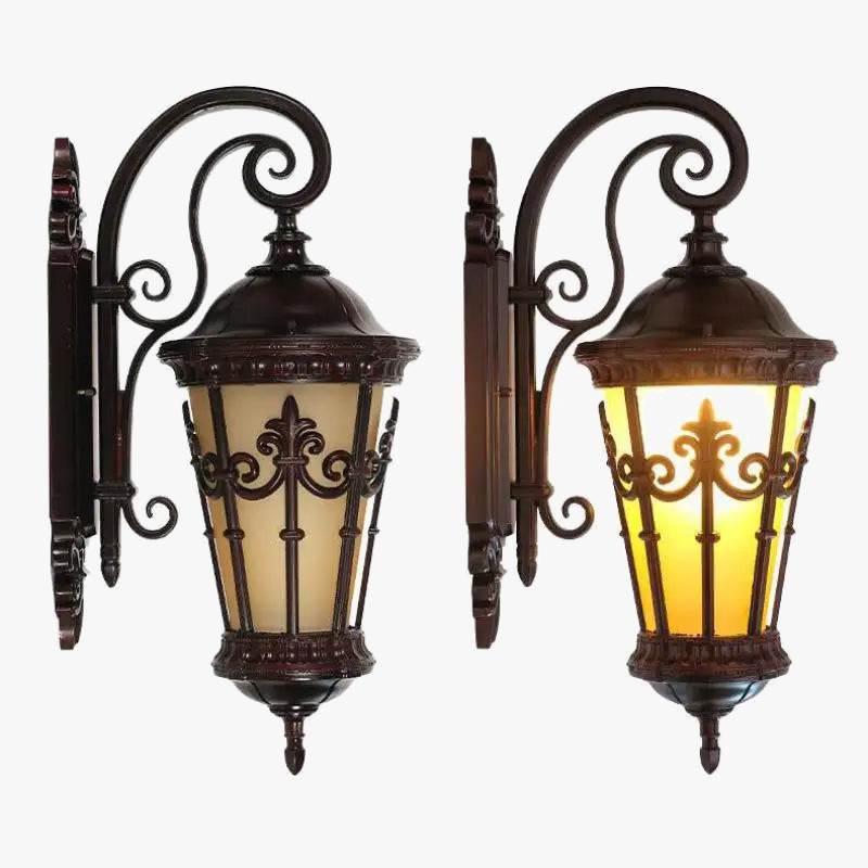 applique murale extérieure rétro européenne étanche pour jardin et balcon