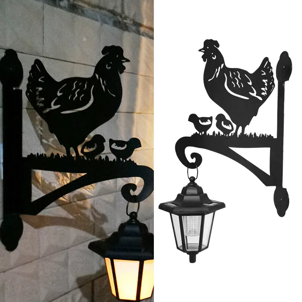 applique murale extérieure solaire pour jardin et oiseaux