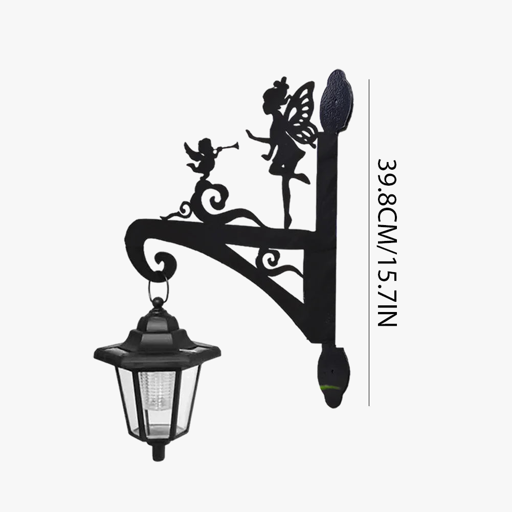 applique murale extérieure solaire pour jardin et oiseaux