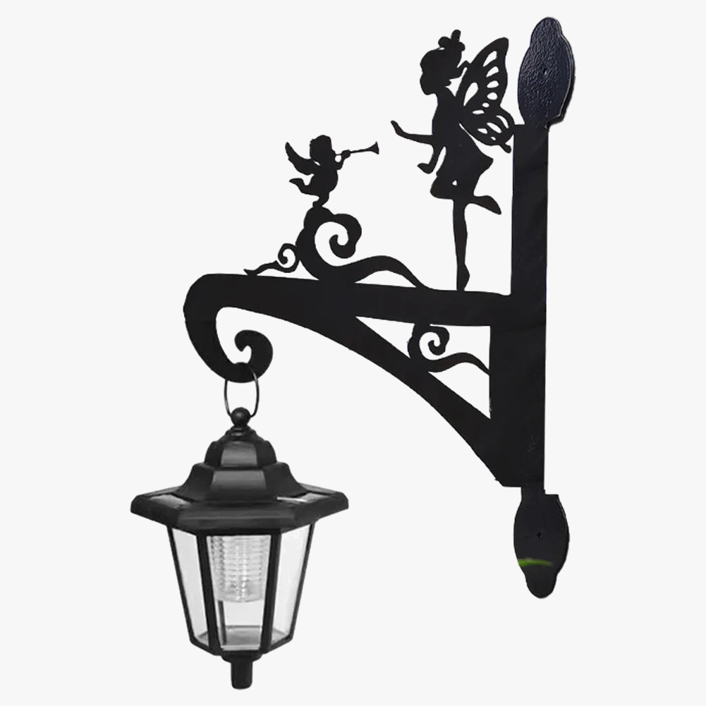 applique murale extérieure solaire pour jardin et oiseaux