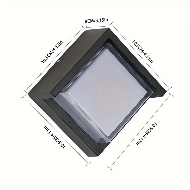 applique murale extérieure étanche à led pour jardin