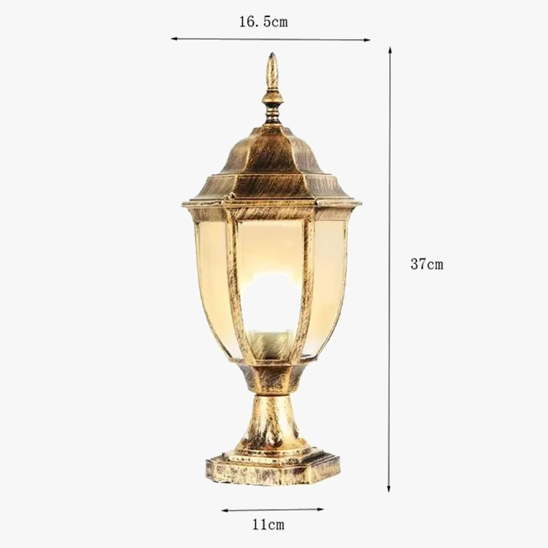 applique murale extérieure étanche style européen pour jardin