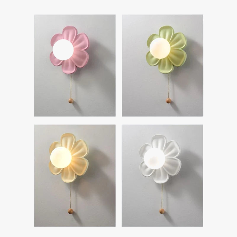 applique murale fleurs pour chambre de princesse moderne
