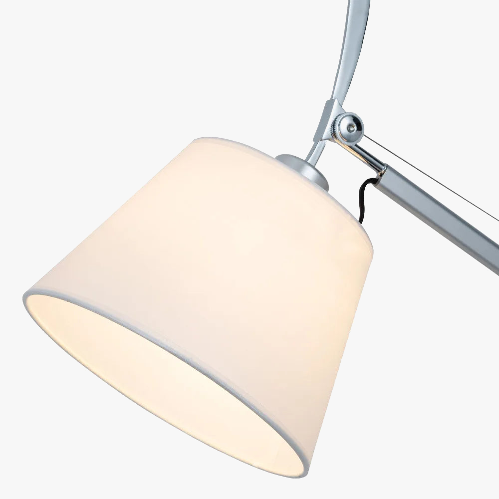 applique murale industrielle nordique pliable avec bras long pivotant