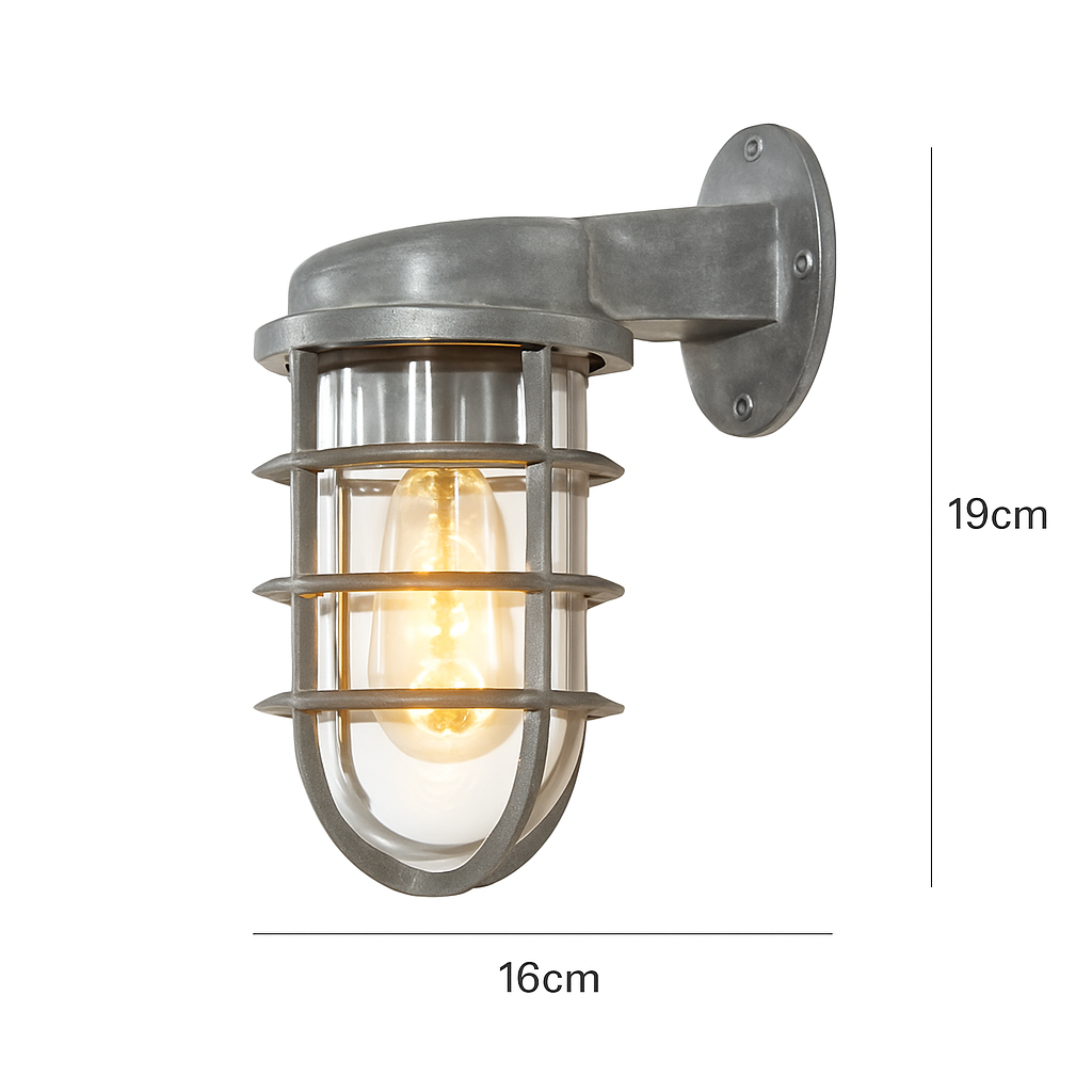 applique murale industrielle rétro étanche pour extérieur led