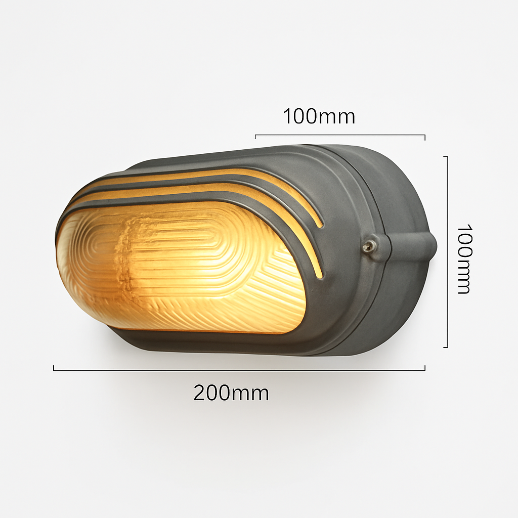 applique murale industrielle rétro étanche pour extérieur led