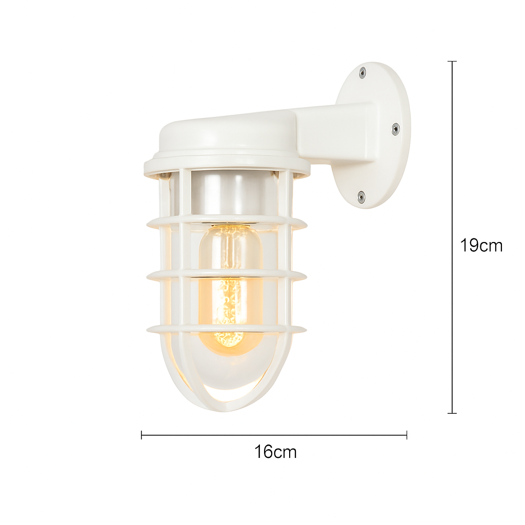 applique murale industrielle rétro étanche pour extérieur led