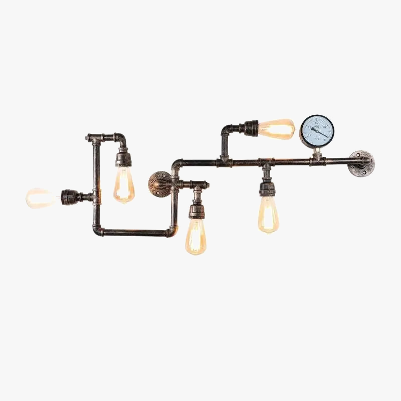 applique murale industrielle vintage en métal pour un intérieur rétro