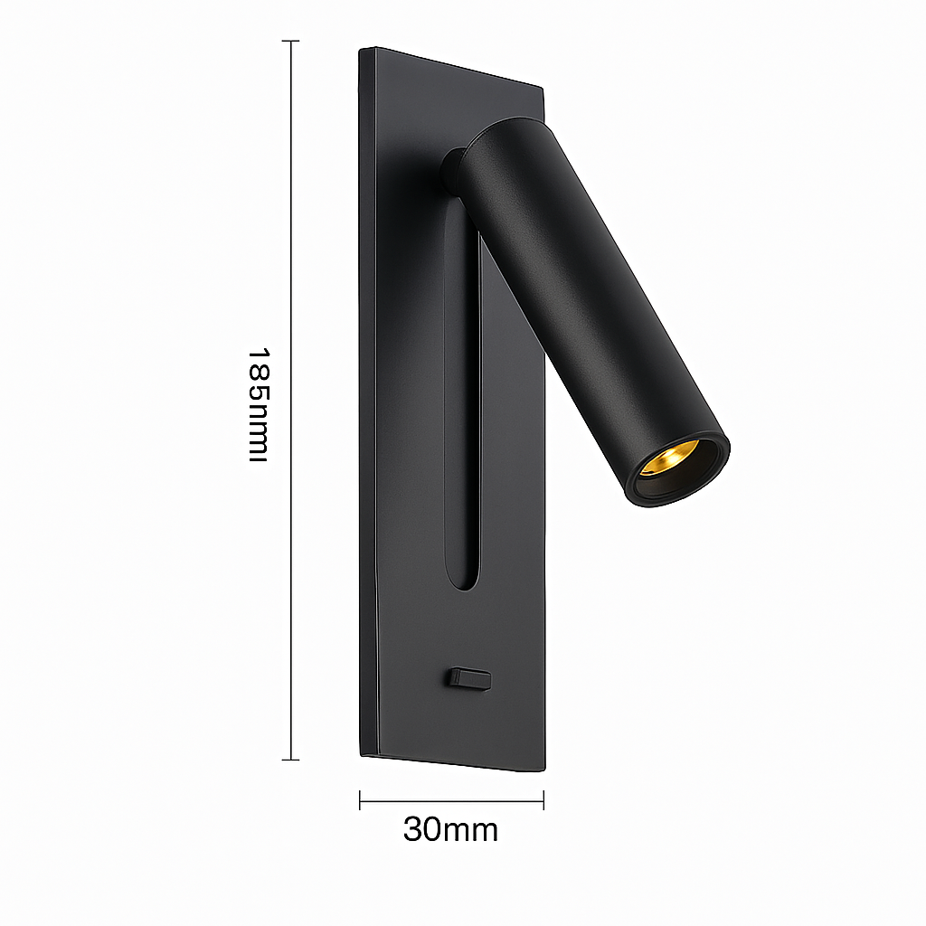 Applique murale intérieure 110-240V 3W avec chargement USB
