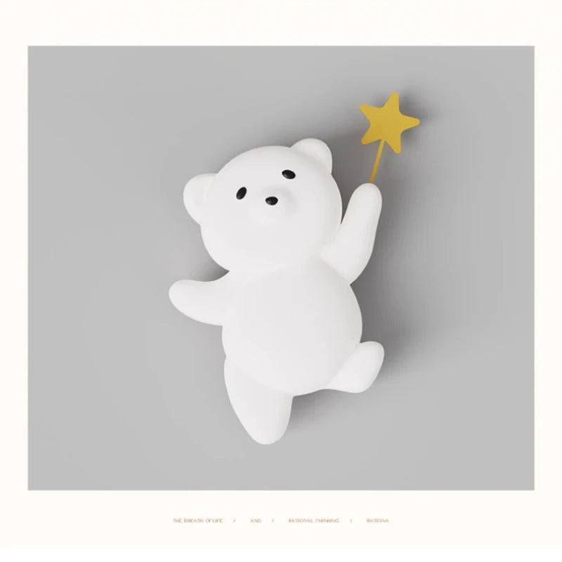 applique murale lapin radis LED pour chambre enfant