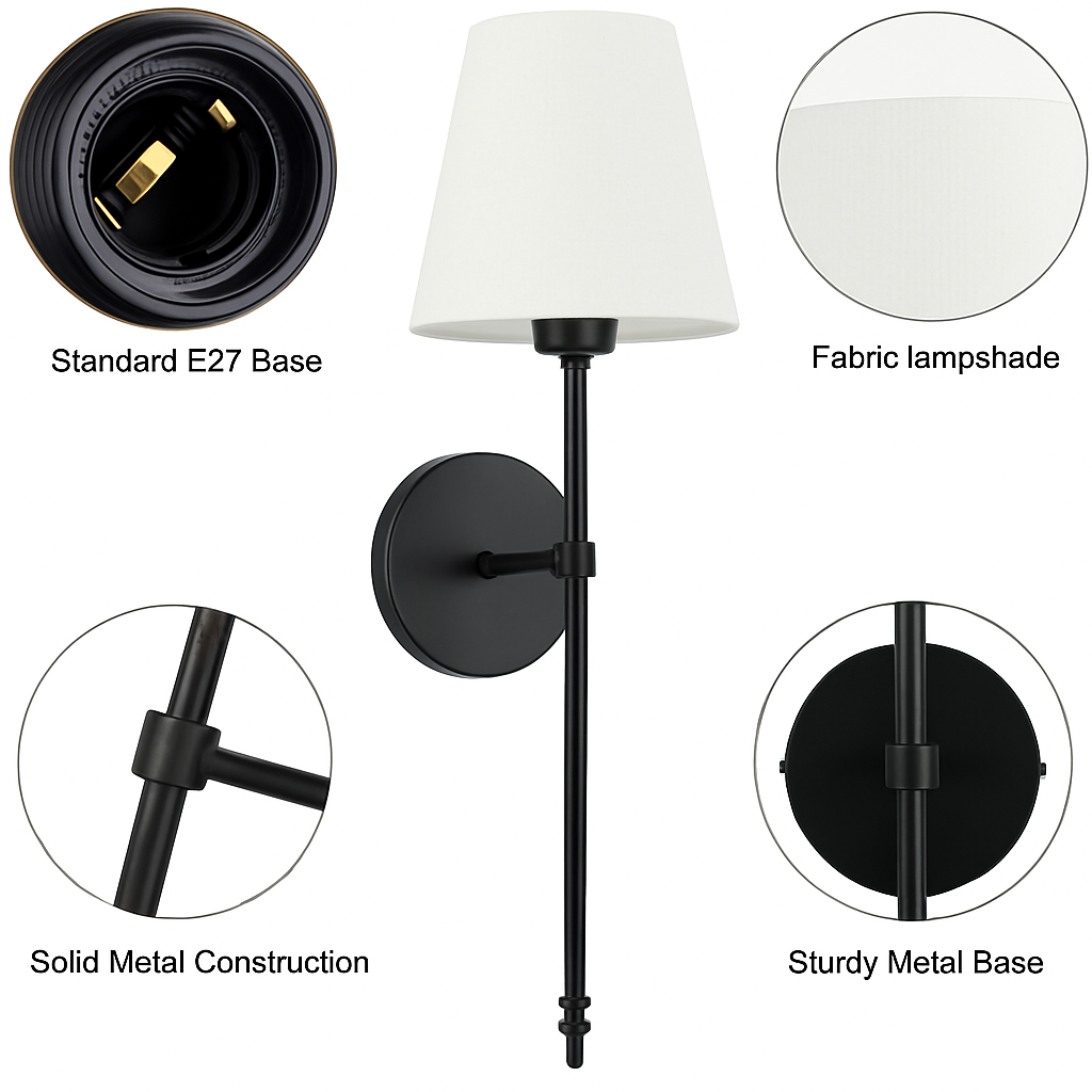 Applique murale Led américaine moderne