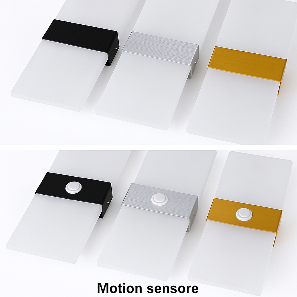 applique murale led avec détecteur de mouvement pour éclairage intérieur