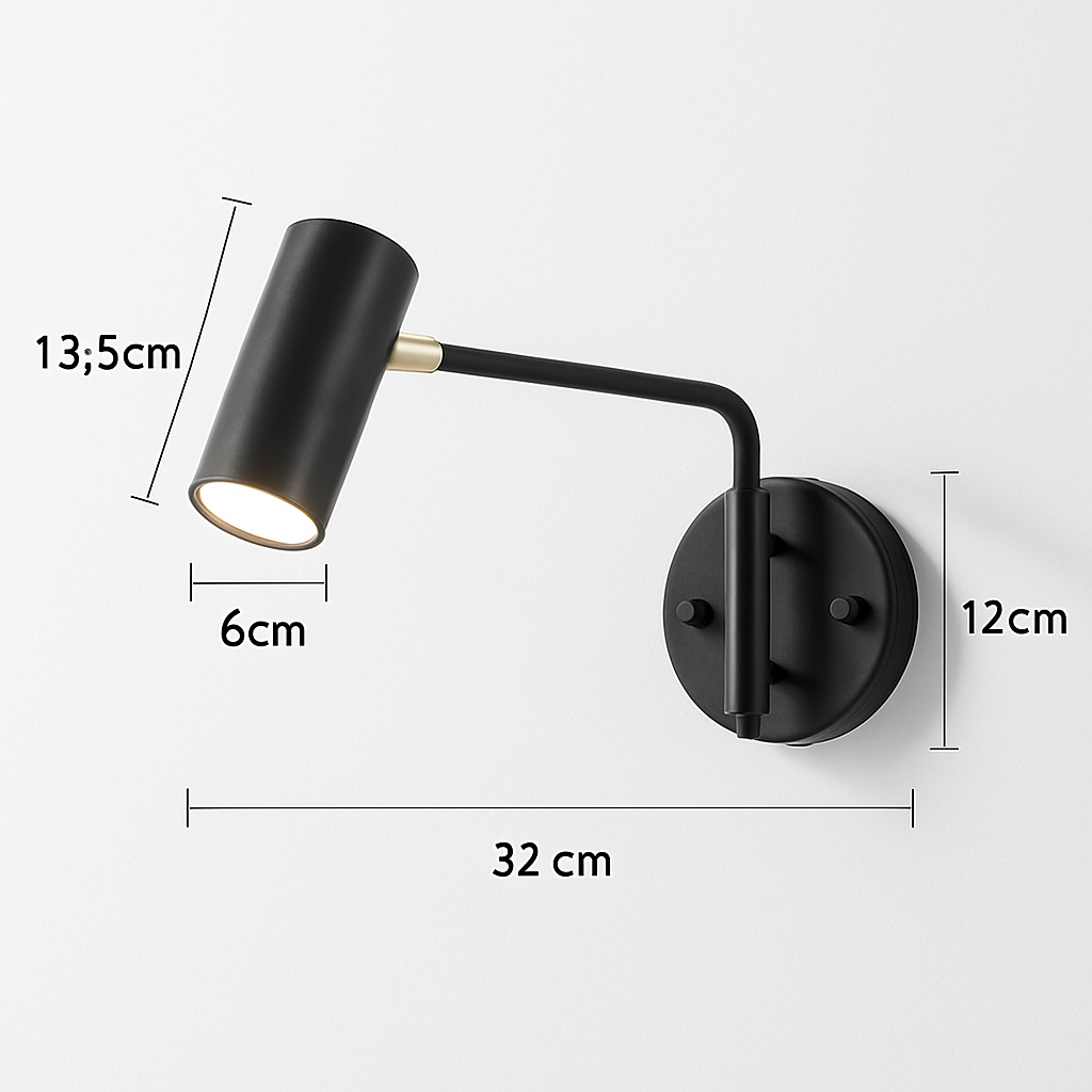 Applique murale LED avec interrupteur à capteur tactile