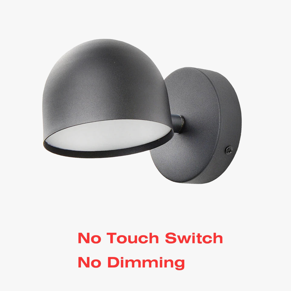 applique murale led avec variateur tactile et prise intégrée