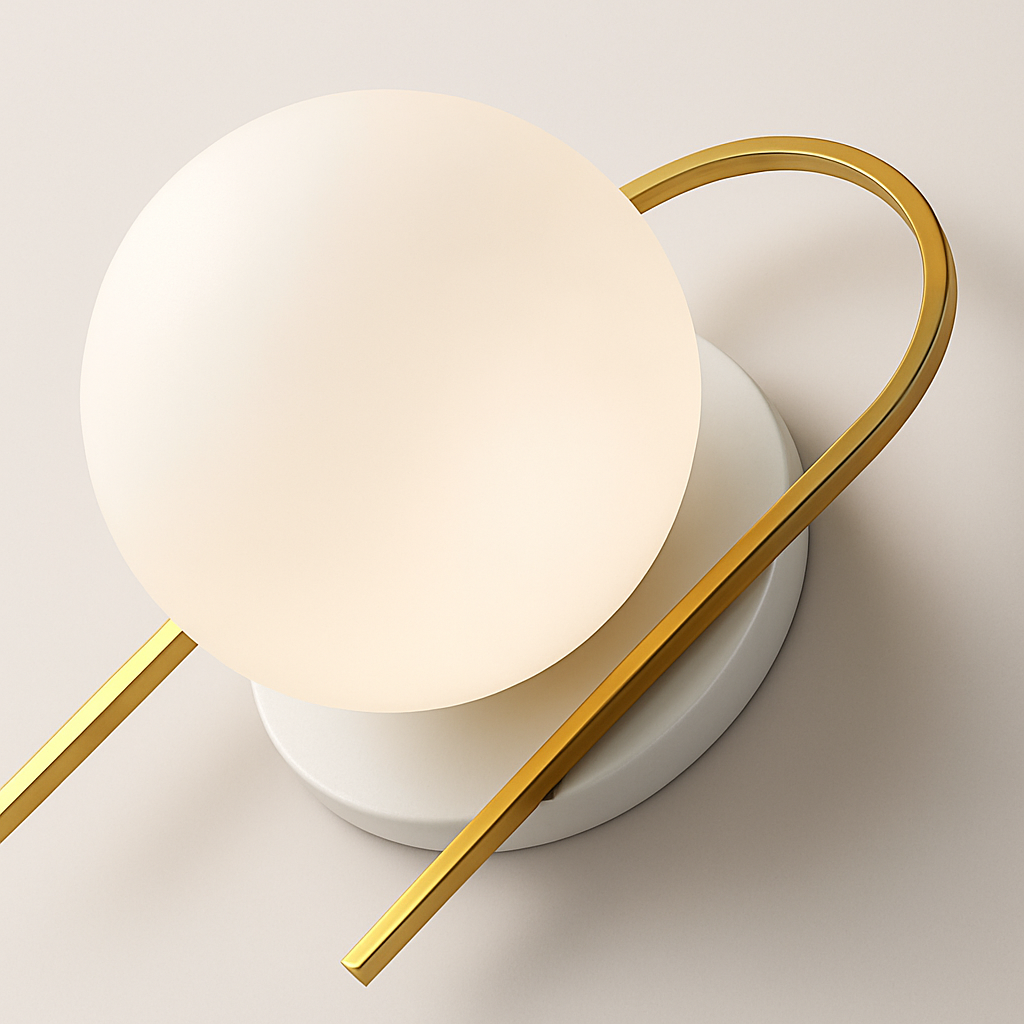 Applique murale LED boule de verre nordique pour salon intérieur chambre à coucher luminaire mural LED avec applique murale ampoule 7w G9 pour la maison