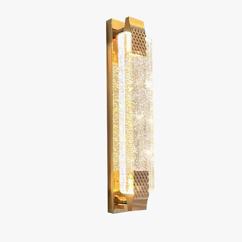 applique murale led bulle cristal moderne luxe décoration