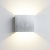 applique murale led carrées en aluminium pour décoration artistique