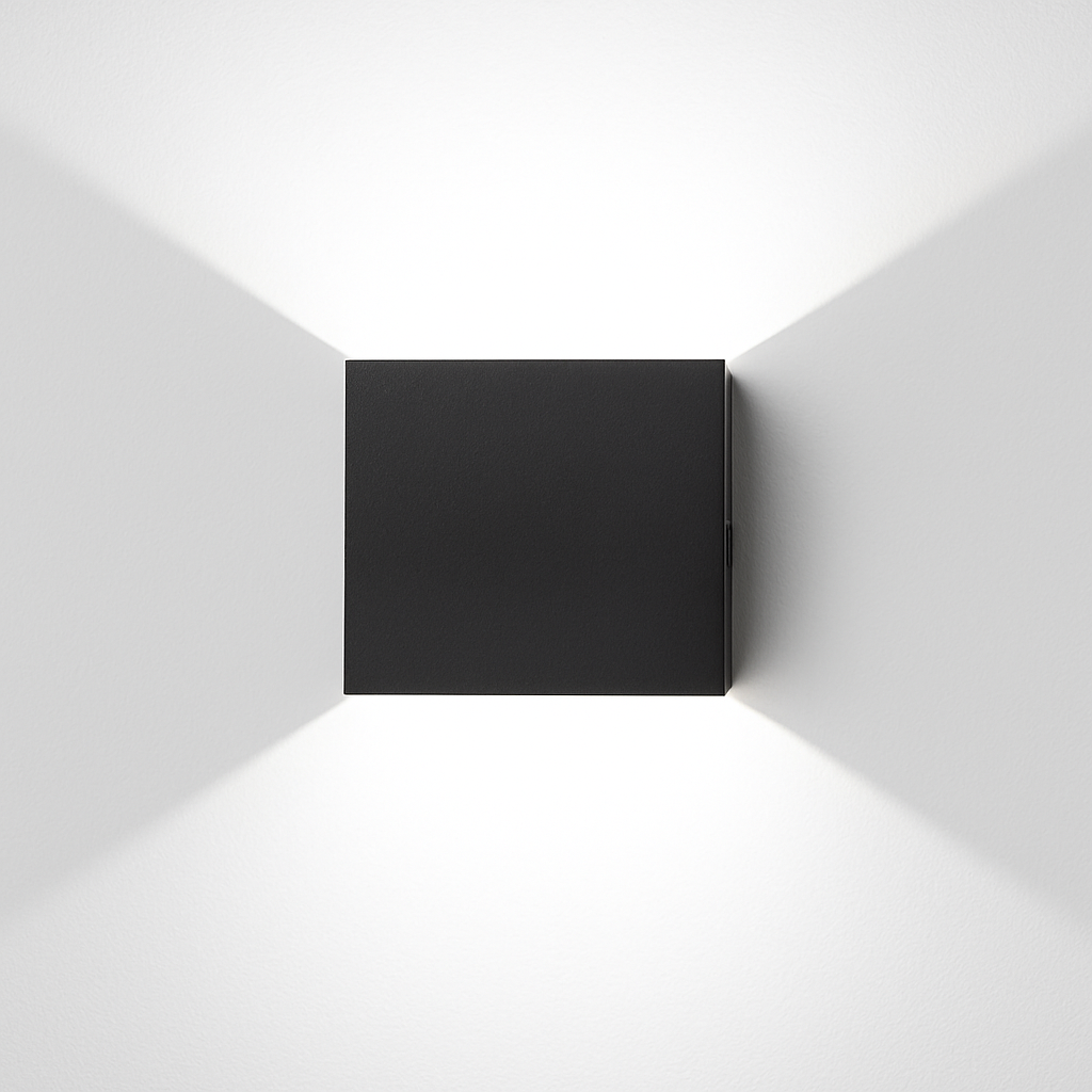 applique murale led carrées en aluminium pour décoration murale