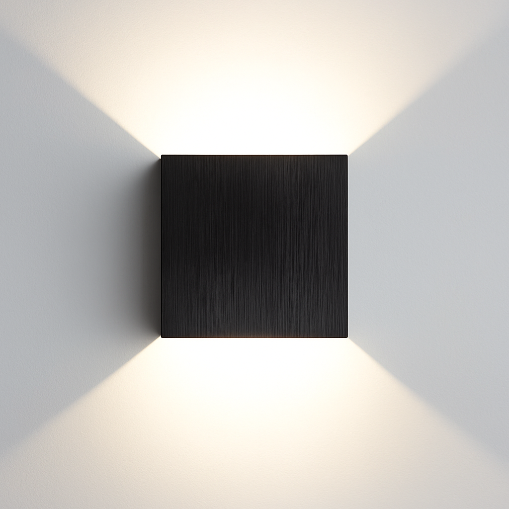 applique murale led carrées en aluminium pour décoration murale