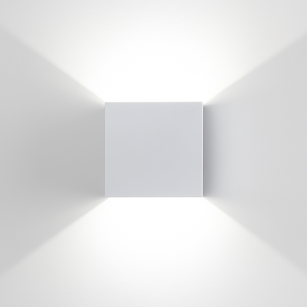 applique murale led carrées en aluminium pour décoration murale