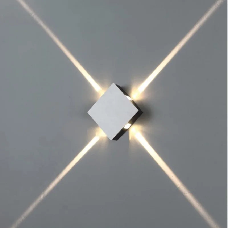 Applique murale LED carré minimaliste
