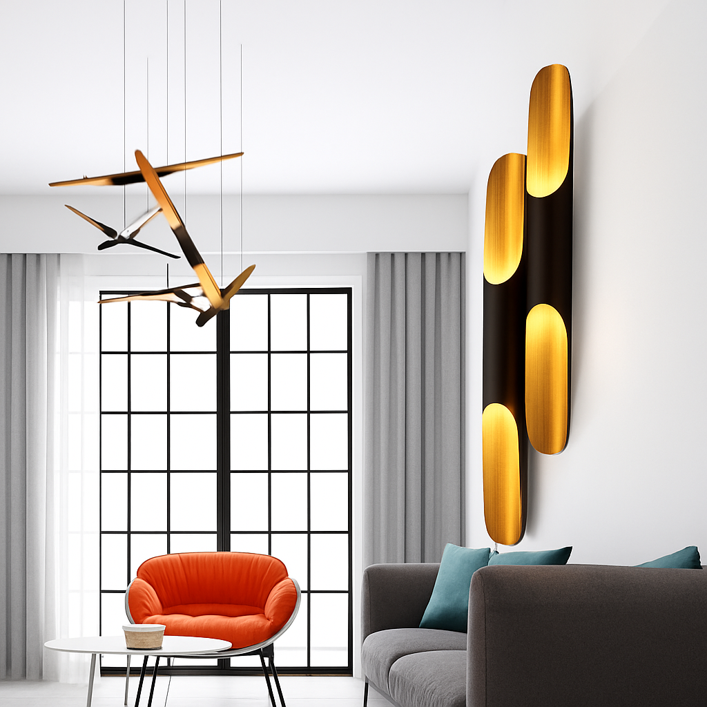 applique murale led coltrane 2 lumières