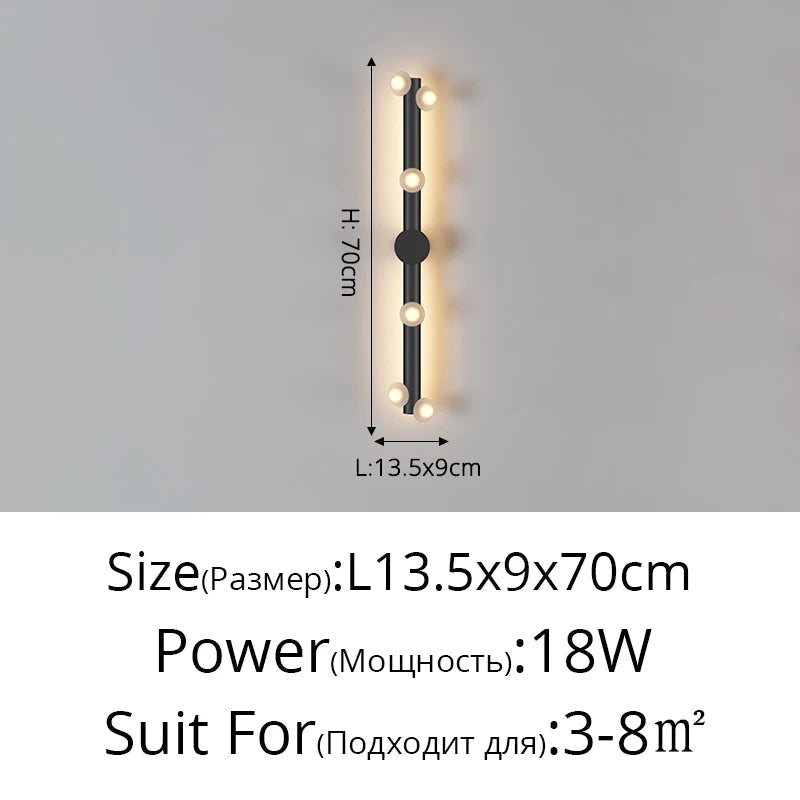 applique murale led créative éclairage intérieur décoration originale champignon