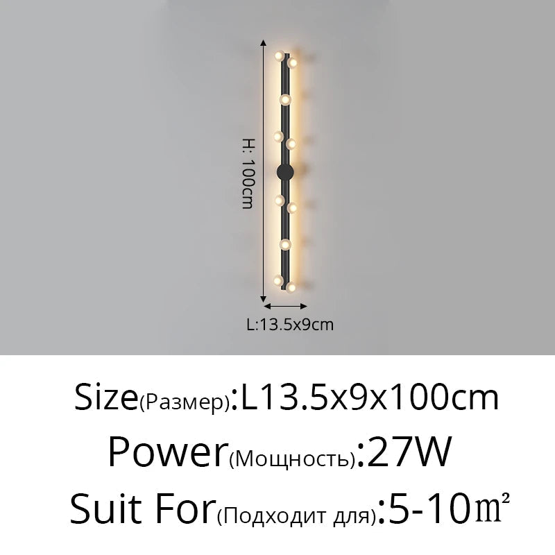 applique murale led créative éclairage intérieur décoration originale champignon