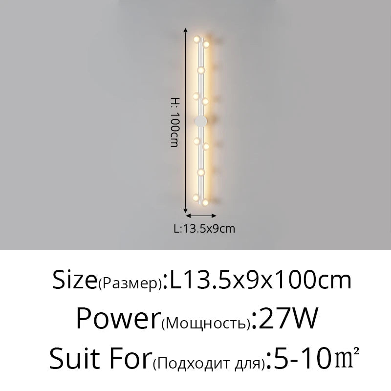 applique murale led créative éclairage intérieur décoration originale champignon