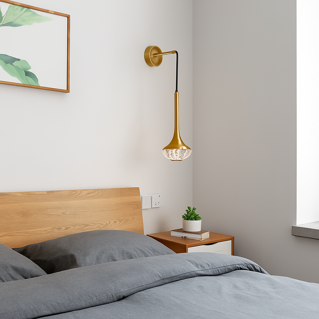 applique murale led cristal moderne style nordique décoratif