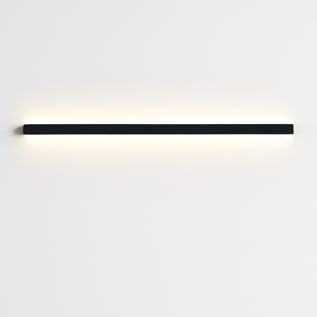 applique murale led cuboïde en aluminium avec télécommande et gradation