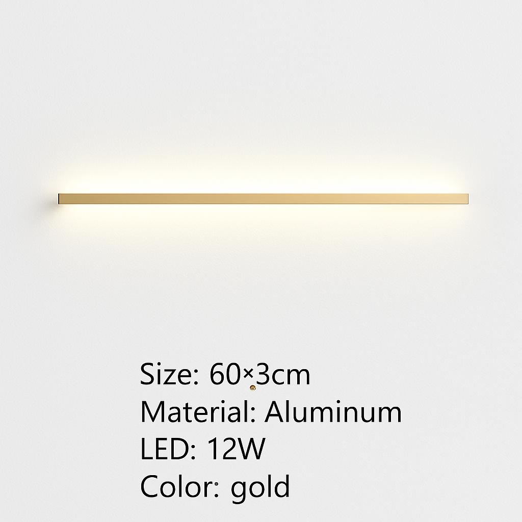 applique murale led cuboïde en aluminium avec télécommande et gradation