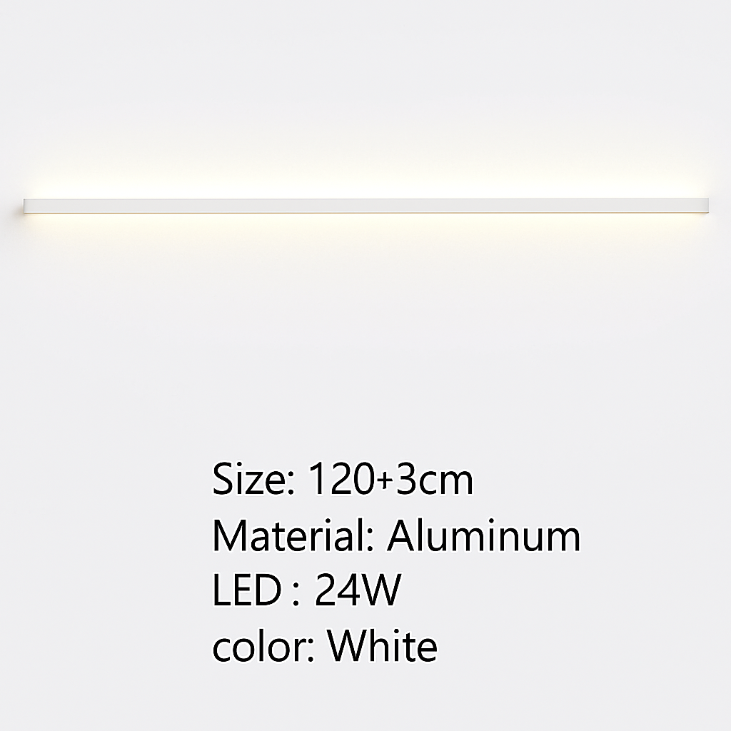 applique murale led cuboïde en aluminium avec télécommande et gradation