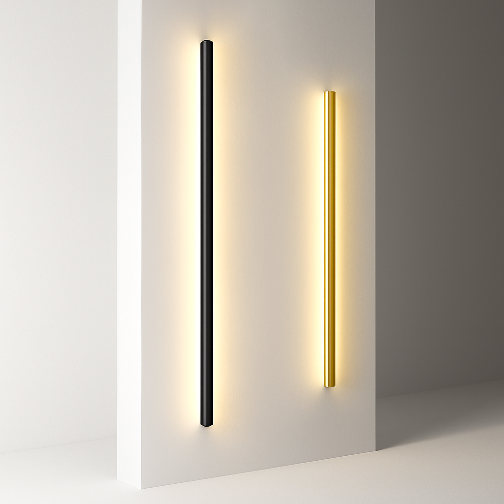 applique murale led cuboïde minimaliste en aluminium avec télécommande gradable