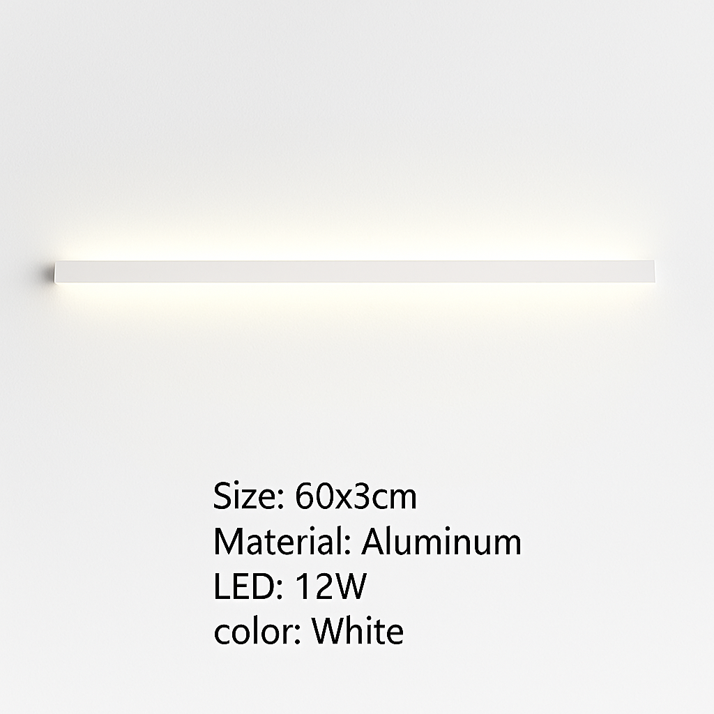 applique murale led cuboïde minimaliste en aluminium avec télécommande gradable