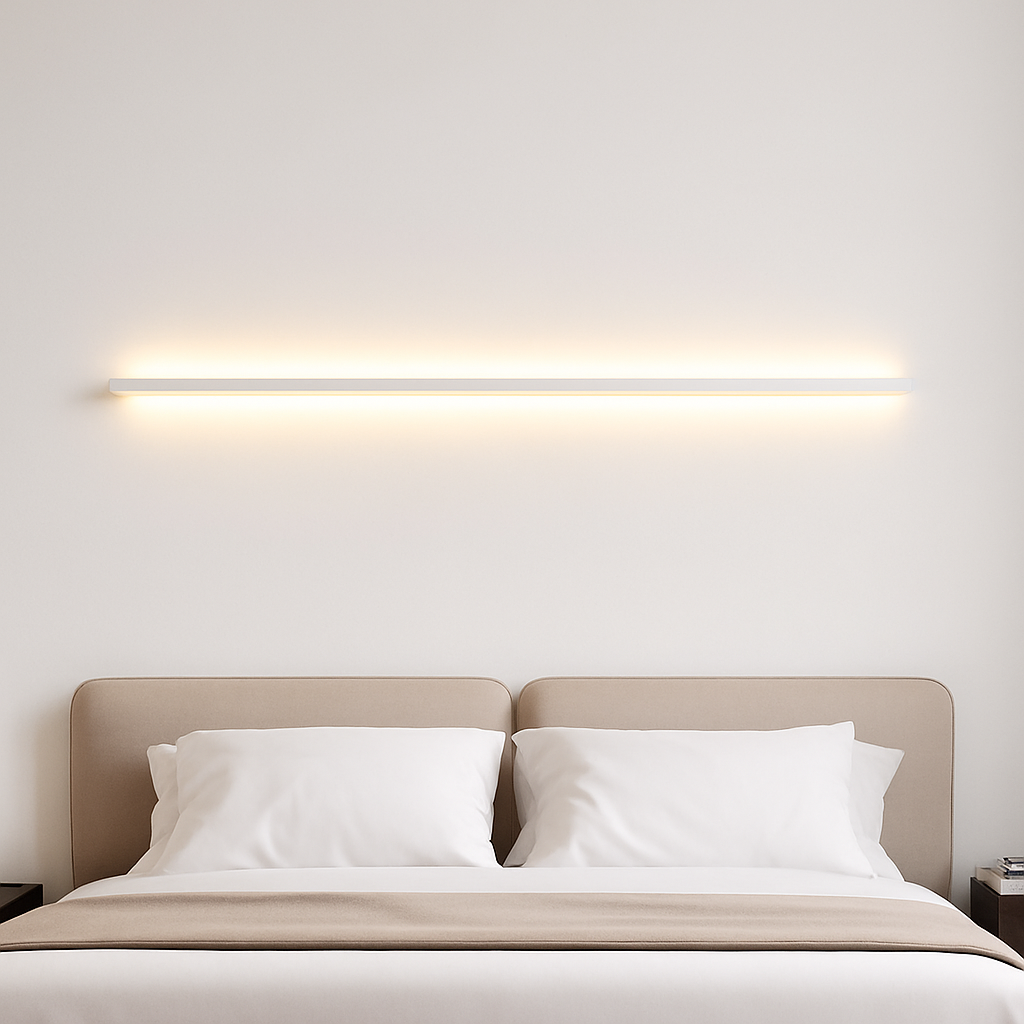applique murale led cuboïde minimaliste en aluminium avec télécommande gradable