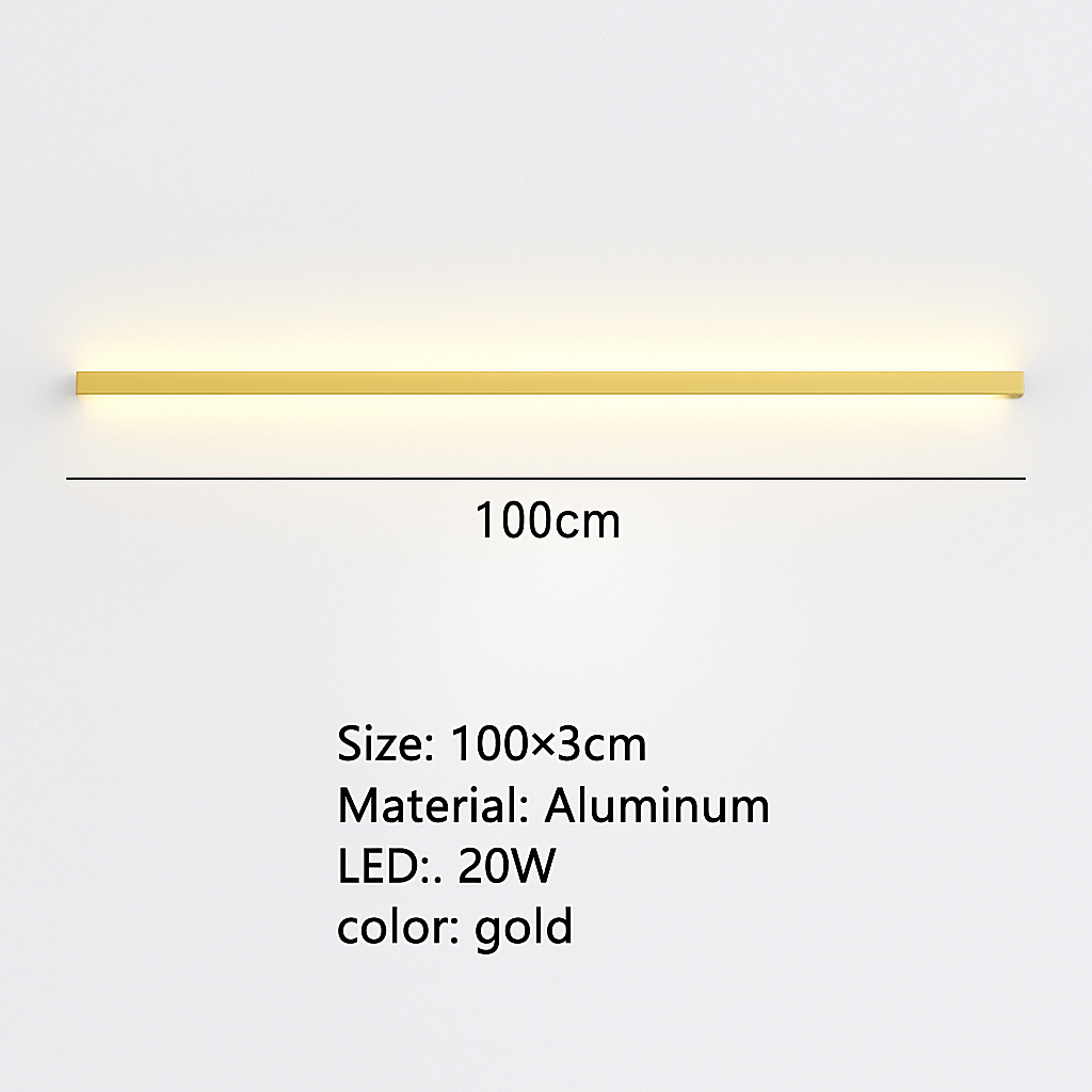 applique murale led cuboïde minimaliste en aluminium avec télécommande gradable