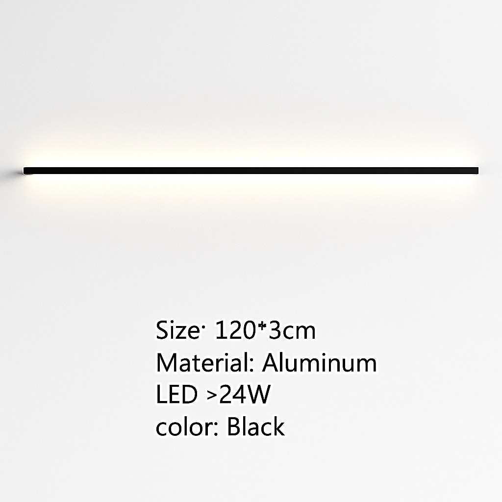 applique murale led cuboïde minimaliste en aluminium avec télécommande gradable