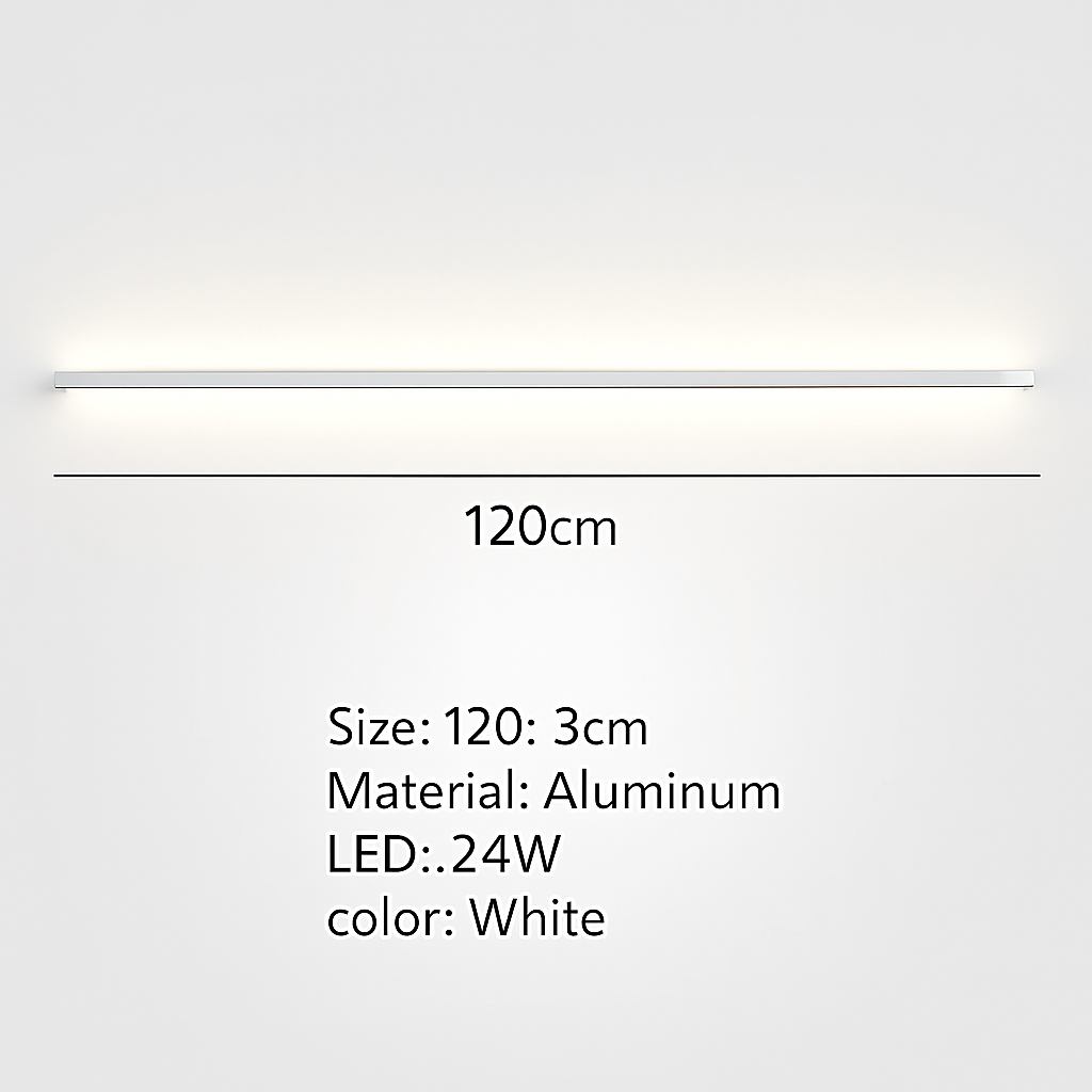 applique murale led cuboïde minimaliste en aluminium avec télécommande gradable