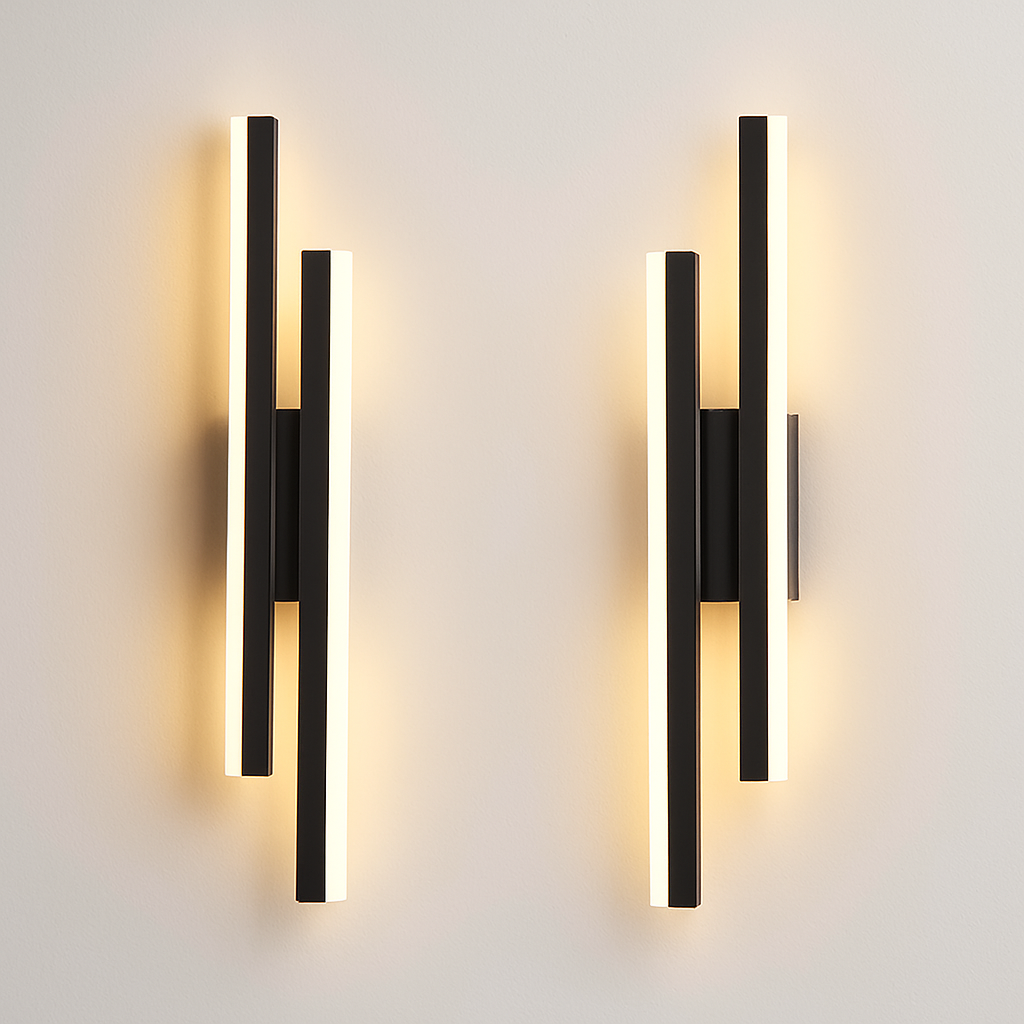 applique murale LED cuivre ligne tuyau acrylique abat-jour éclairage intérieur pour salon couloir luminaire