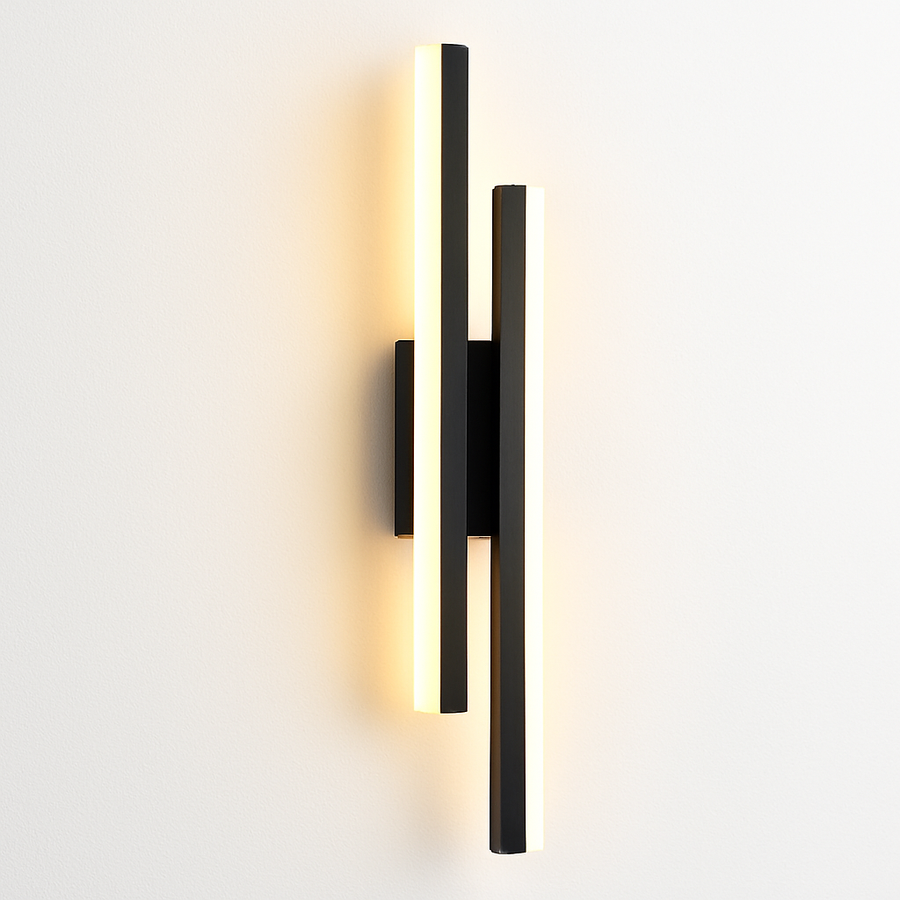 applique murale LED cuivre ligne tuyau acrylique abat-jour éclairage intérieur pour salon couloir luminaire